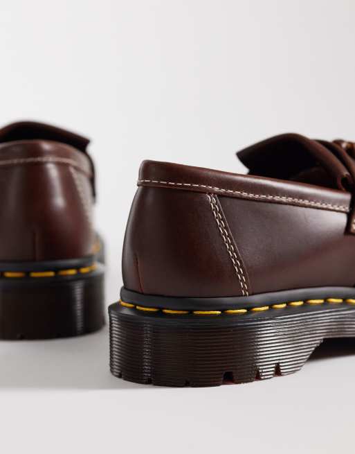 Dr. Martens - Adrian Ben - Mocassini unisex marrone butterscotch con nappe, 4 di 4