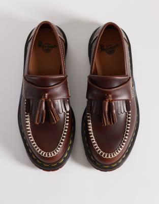 Dr. Martens - Adrian Ben - Unisex-Loafer in Buttertoffee-Braun mit Quasten-Brown