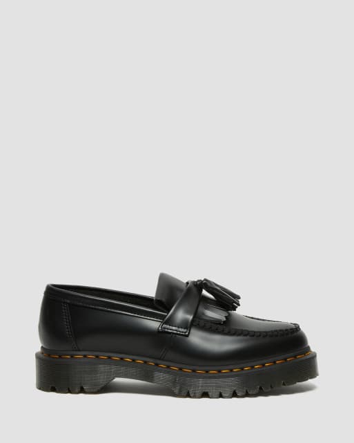 Dr. Martens – Adrian Bex – Czarne skórzane loafersy unisex