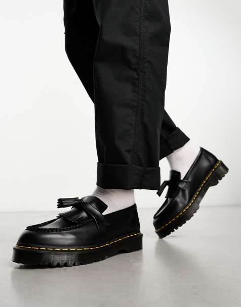 Dr Martens - Adrian Bex loafers i glat sort - view 1