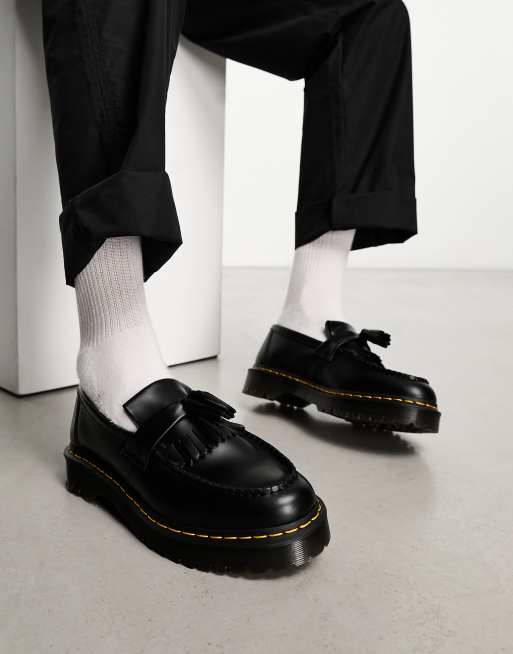 Dr Martens adrian bex loafers in black smooth | ASOS