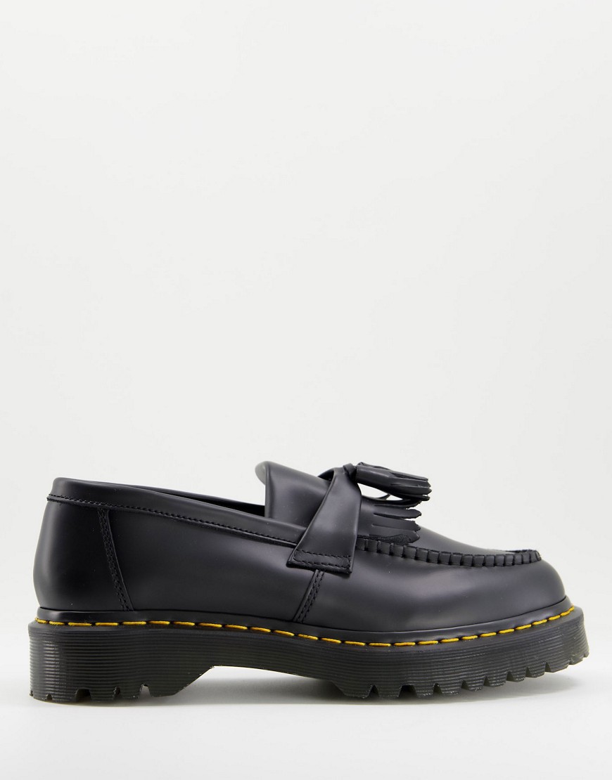 Dr. Martens' Adrian Bex Loafers In Black Smooth