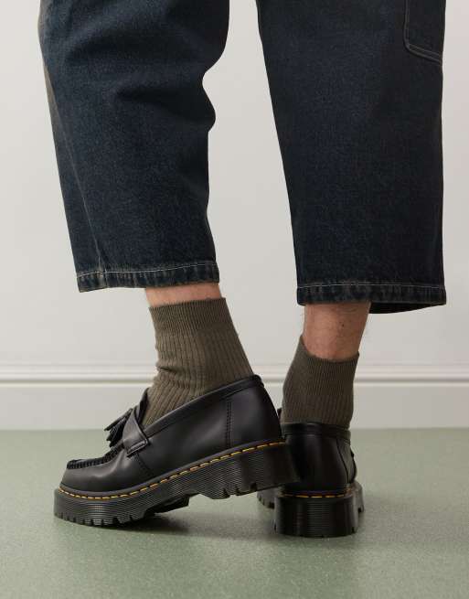 Dr Martens unisex Adrian bex loafers in black leather