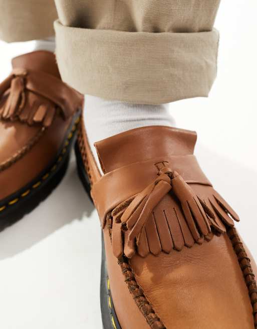 Dr. Martens - Adrian - Flettede loafers med kvaster i gyldenbrun, 3 af 4