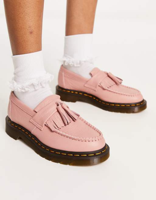 Dr Martens - Adrian - Loafers i beige/ferskenfarve med kvaster