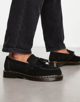 dr martens black adrian loafers