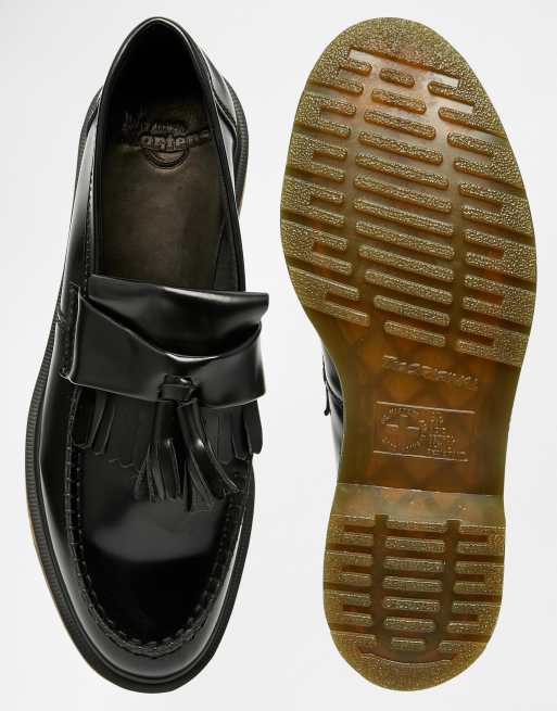 Dr Martens - Adrian - Mocassini neri con nappine, 3 di 4