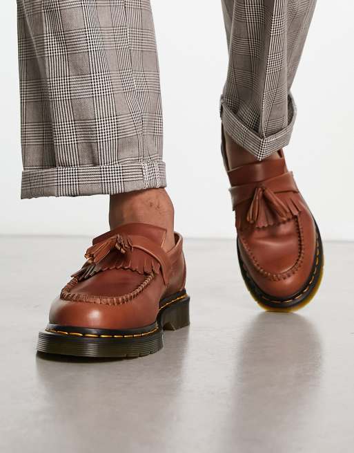 Dr Martens Adrian Mocassins pampilles en cuir Fauve ASOS