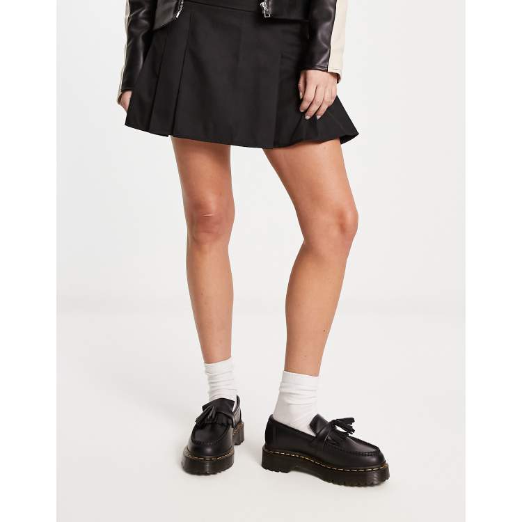 Dr Martens Adrian quad flatform loafers in black | ASOS