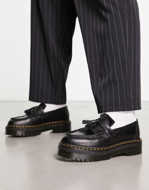 Dr Martens - Adrian Quad - Mocassins en cuir lisse - Noir - view 1