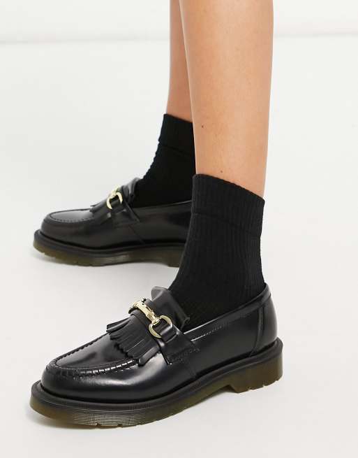 Dr Martens Adrian snaffle shoes in black