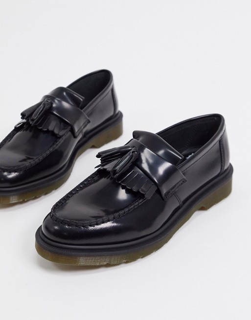 Dr Martens adrian tassel loafers in black