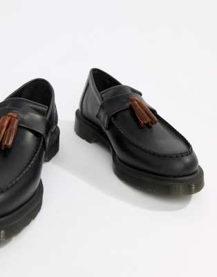 dr martens adrian tassel loafers black