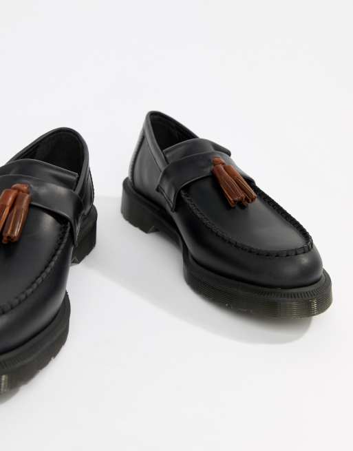 Dr Martens Adrian tassel loafers in navy ASOS