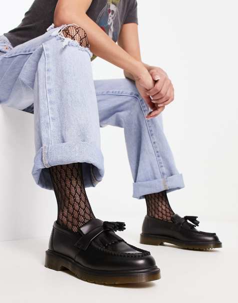Dr Martens Adrian tassle loafer in black - view 1