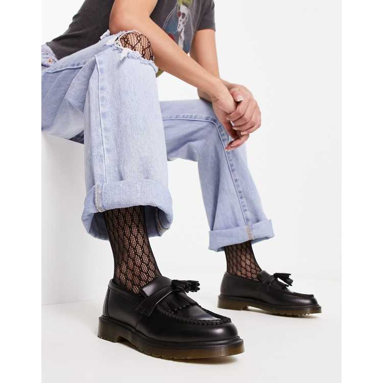 Dr Martens Adrian tassle loafer in black ASOS