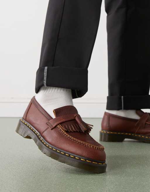Dr. Martens - Adrian YS - Brune loafers med kvaster, 2 af 4
