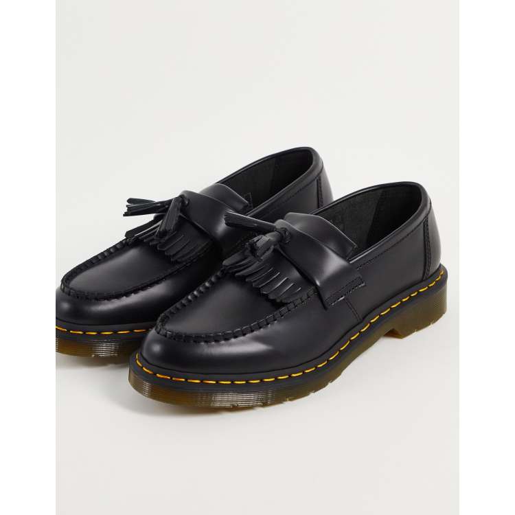 dr martens black adrian loafers