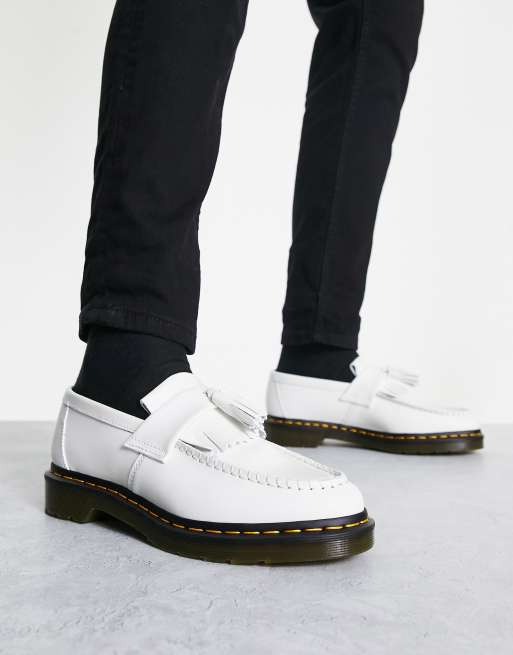 Dr martens adrian on sale white