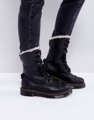 dr martens fourrure