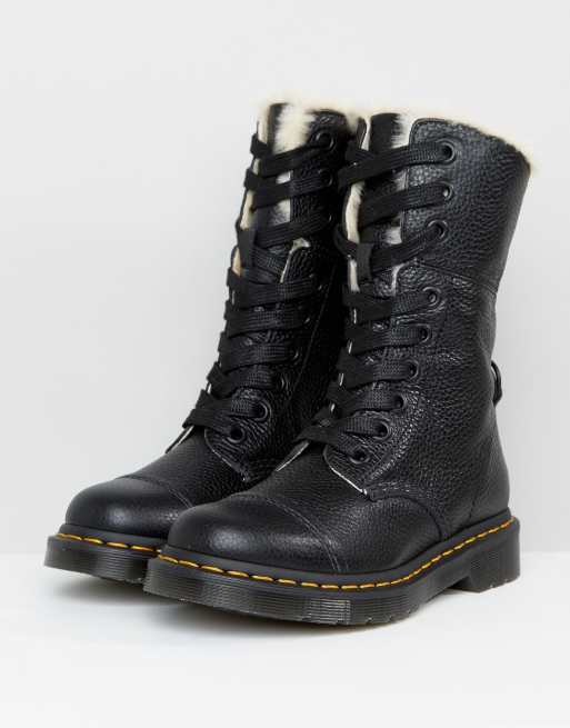 Aimilita 9 eye on sale toe cap boot