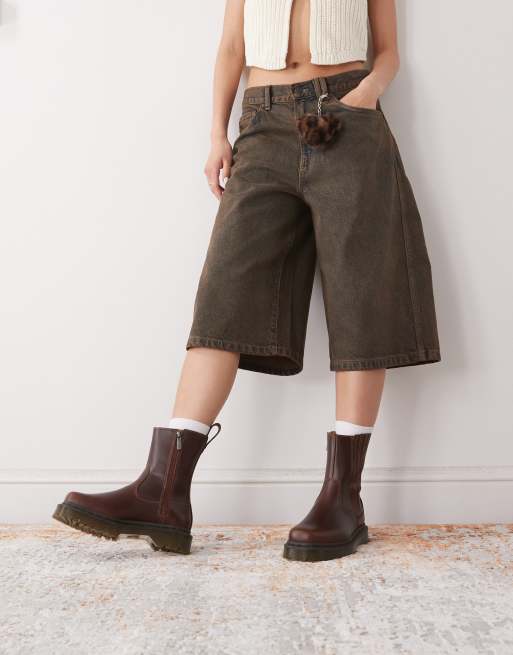 Dr. Martens - Amaayah - Bottines faciles à enfiler en cuir - Fauve, 2 de 4