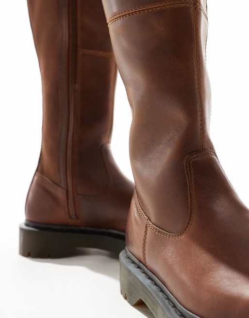 【Dr.Martens】 ★ Amaya Low ★ BROWN Dr. Martens Amaayah Hi Boots | Free People