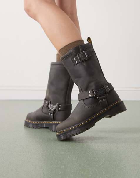 Dr Martens - Anistone - Bottes montantes - Gris anthracite - view 1