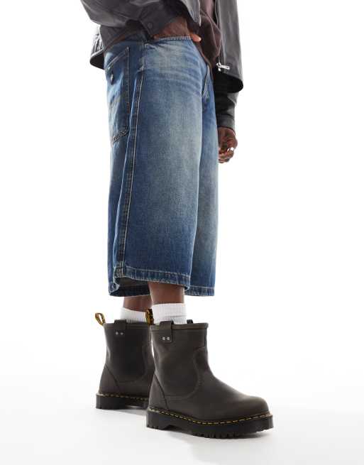 Dr. Martens – Anistone – Bruna låga chelseaboots i läder och unisex-modell, 3 av 4