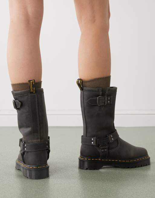 Dr Martens Anistone Hi boot in brown | ASOS