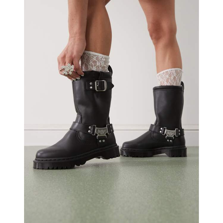Dr Martens Anistone Hi boots in black | ASOS