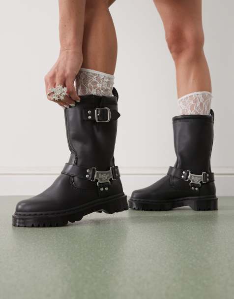 Dr. Martens - Anistone Hi - Sorte støvler - view 1