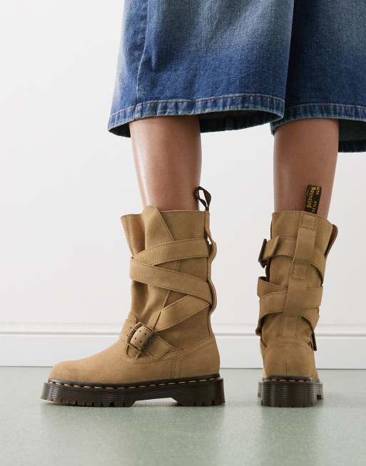 Dr. Martens - Anistone - Stivali con fascette color cuoio savana, 4 di 4