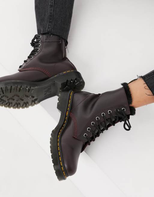 Dr martens outlet burdeos xxl