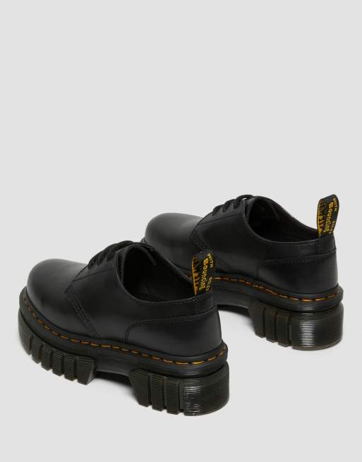 Dr Martens Audrick 3-Eye Shoe with chunky sole in black