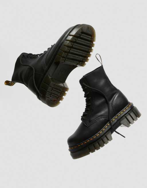 Dr Martens Audrick 8-Eye Boot with chunky sole in black