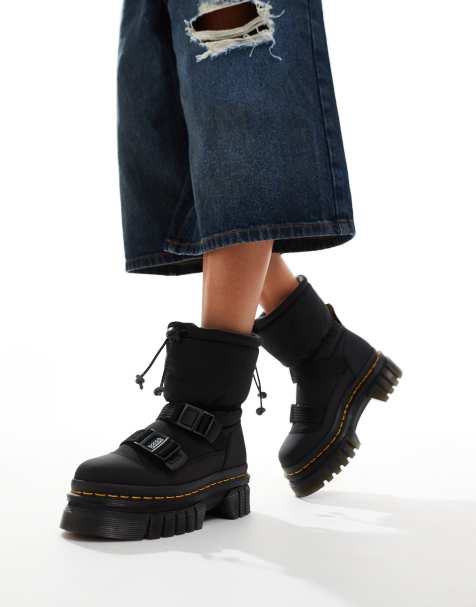 Dr Martens - Audrick - Bottines basses matelassées à enfiler - Noir - view 1