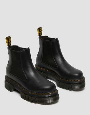 Dr Martens Audrick Chelsea chunky flat chelsea boot in black