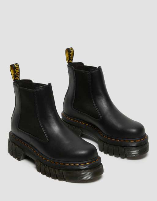 Dr Martens Audrick Chelsea chunky flat chelsea boot in black | ASOS