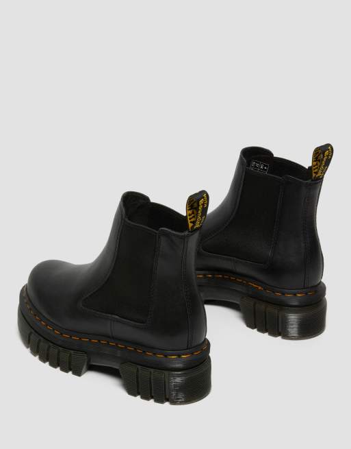 Dr Martens Audrick Chelsea chunky flat Chelsea boots in black, 3 of 4