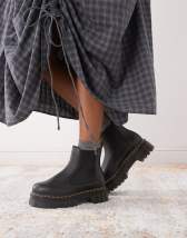 Dr. Martens Ghilana Max ブラック 4 UK 美品 Ghilana Max Distressed Patent Leather Platform Boots in