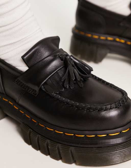 Dr Martens – Audrick – Czarne loafersy z frędzlami | ASOS