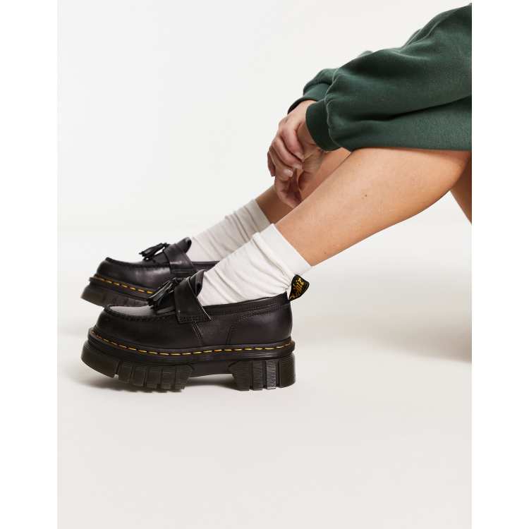 Dr Martens Audrick tassel loafers in black | ASOS