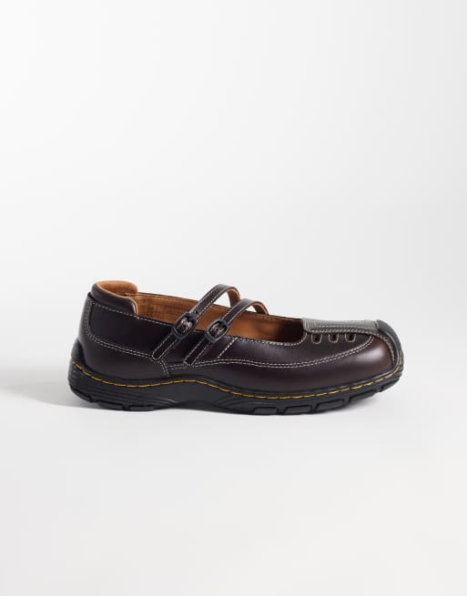 Dr Martens - Aurix - Brune Mary Jane-sko, 2 af 4