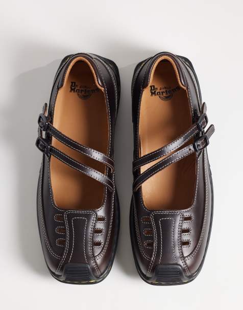 Dr Martens - Aurix - Mary Jane schoenen in gekruid bruin - view 1
