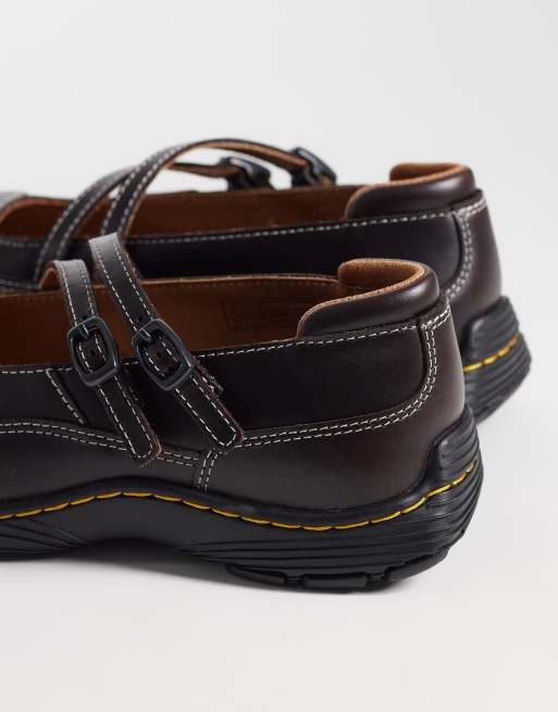 Dr Martens - Aurix - Scarpe Mary Jane marrone speziato, 3 di 4