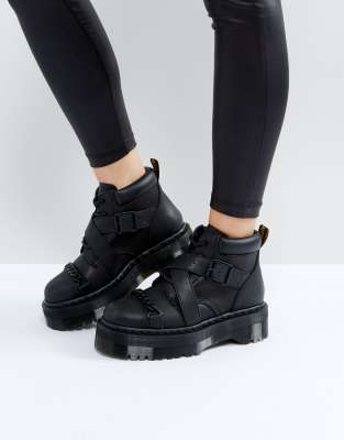 dr martens boots with straps