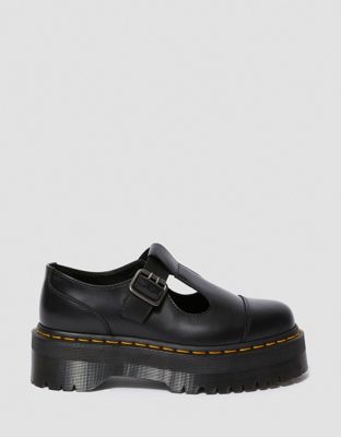 Dr Martens Bethan quad mary jane flat shoes in black