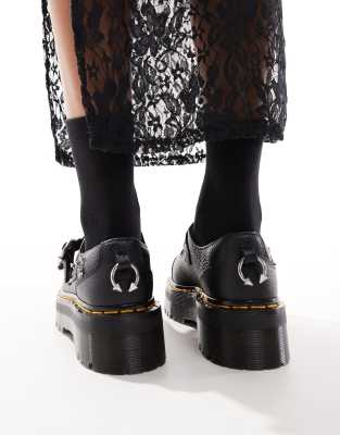 靴 Dr. Martens POLLEY QUAD BETHAN Dr. Martens Dr Martens Bethan quad mary jane shoes in black