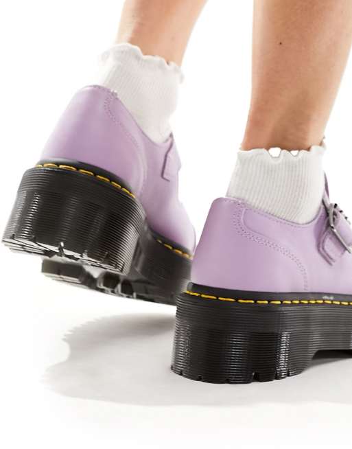 Dr Martens Bethan quad mary jane shoes in lilac